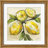 Lemons on Cream Fine Art Print