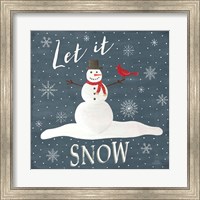 Christmas Cheer IV Let it Snow Fine Art Print
