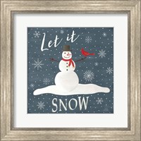 Christmas Cheer IV Let it Snow Fine Art Print