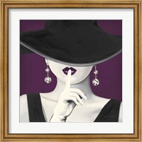 Haute Chapeau Purple I v2 Fine Art Print