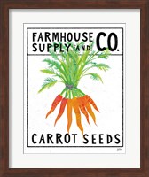 Kitchen Garden Seed Packet IV Fine Art Print