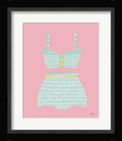 Bathing Beauties IV Pastel Fine Art Print