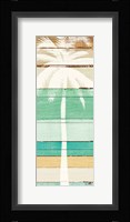 Beachscape Palms V Green Framed Print