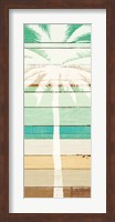 Beachscape Palms IV Green Fine Art Print
