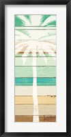 Beachscape Palms IV Green Fine Art Print