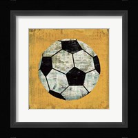 Ball IV Yellow Framed Print