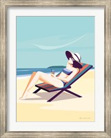 South Beach Sunbather II Fine Art Print
