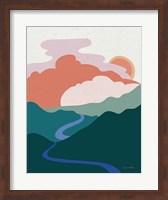 Hills and Valleys I Light Fine Art Print