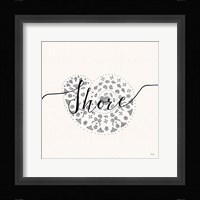 Sea Charms IV Silver Framed Print