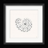 Sea Charms IV no Words Silver Framed Print