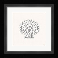 Sea Charms III no Words Silver Framed Print