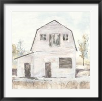 White Barn VI Framed Print