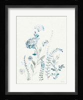 Malmo Garden III Linen Framed Print