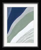 Blue Green Abstract IV Framed Print