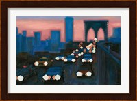 Brooklyn Bridge Evening Fine Art Print