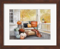 October Porch Fine Art Print