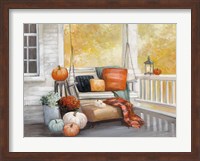 October Porch Fine Art Print