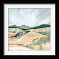 Vermillion Landscape II Framed Print