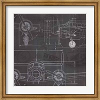 Plane Blueprint III Fine Art Print