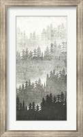 Mountainscape Silver Panel III Fine Art Print