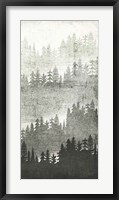 Mountainscape Silver Panel III Fine Art Print