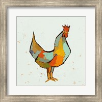 The Strutter on White Fine Art Print