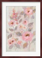 Expressive Pink Flowers II Fine Art Print