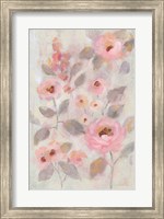 Expressive Pink Flowers II Fine Art Print