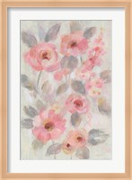 Expressive Pink Flowers I Fine Art Print