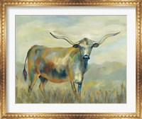 Colorful Longhorn Cow Fine Art Print