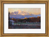 Late October Light Mt. Baker Fine Art Print