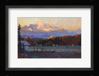 Late October Light Mt. Baker Fine Art Print