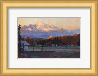 Late October Light Mt. Baker Fine Art Print