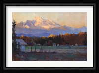 Late October Light Mt. Baker Fine Art Print
