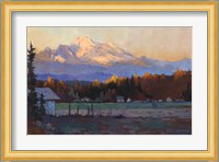 Late October Light Mt. Baker Fine Art Print