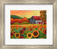 A Bright Sunflower Day Fine Art Print