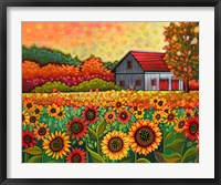 A Bright Sunflower Day Fine Art Print