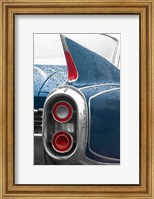 1960 Blue Cadillac Fine Art Print