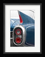 1960 Blue Cadillac Fine Art Print