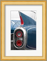 1960 Blue Cadillac Fine Art Print