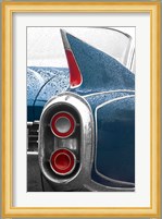 1960 Blue Cadillac Fine Art Print