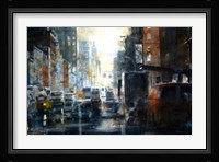 West 14th Street, rain Fine Art Print