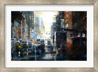 West 14th Street, rain Fine Art Print