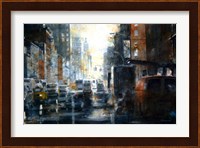West 14th Street, rain Fine Art Print