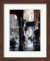 Lincoln Tunnel & 10th Avenue, rain Fine Art Print