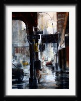 Lincoln Tunnel & 10th Avenue, rain Fine Art Print