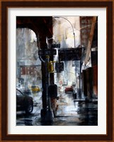 Lincoln Tunnel & 10th Avenue, rain Fine Art Print