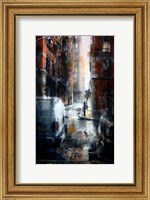 Jersey Street, rain Fine Art Print