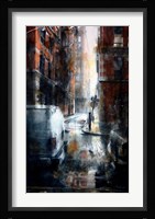 Jersey Street, rain Fine Art Print
