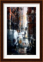 Jersey Street, rain Fine Art Print